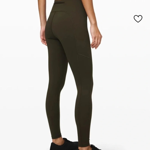 Lululemon speed up mid rise tights, grey size 4 - Picture 3 of 15